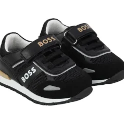 Hugo Boss Baby Shoes*Baby - Boy Leather Sneakers, Black
