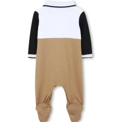 Hugo Boss Baby One-Pieces*Baby - Boy Polo Footie Beige