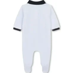 Hugo Boss Baby One-Pieces*Baby - Boy Polo Footie, Light Blue
