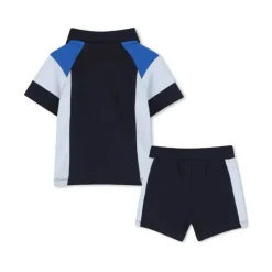 Hugo Boss Baby Sets*Baby - Boy Set Polo & Shorts Light Blue & Navy