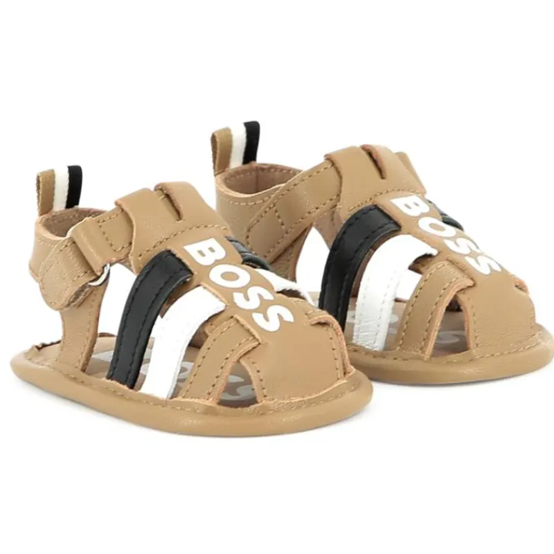 Hugo Boss Baby Shoes*Baby - Boy Shoes Sandals Beige With Logo