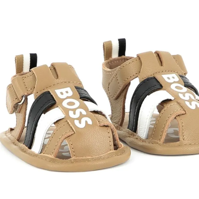 Hugo Boss Baby Shoes*Baby - Boy Shoes Sandals Beige With Logo