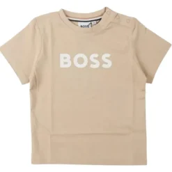 Hugo Boss Baby Tops*Baby - Boy Short Sleeves Tee-Shirt Beige