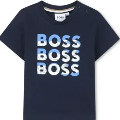 Hugo Boss Baby Tops*Baby - Boy Short Sleeves Tee-Shirt, Navy Blue