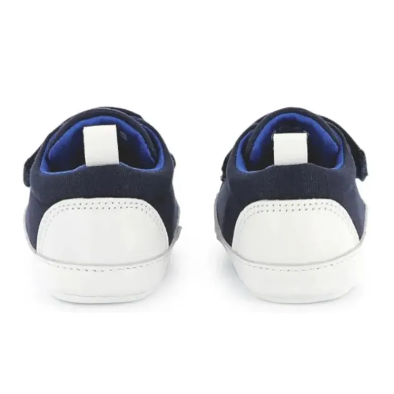 Hugo Boss Baby Shoes*Baby - Boy Slippers Navy With Boss Logo