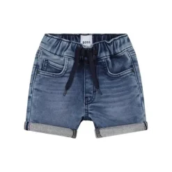 Hugo Boss Baby Shorts, Jeans & Pants*Baby - Boy Whiskering Effect Denim Shorts, Double Stone