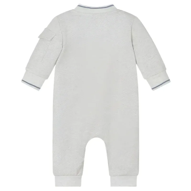 Hugo Boss Baby Onesies & Bodysuits*Baby - Boys Grey Cotton Romper