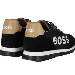 Hugo Boss Baby Shoes*Baby - Boys Mini Me Suede Sneakers, Black