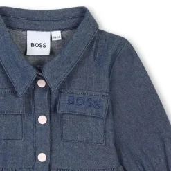 Hugo Boss Dresses|Baby Dresses & Skirts*Baby - Chambray Denim Long Sleeve Dress Denim