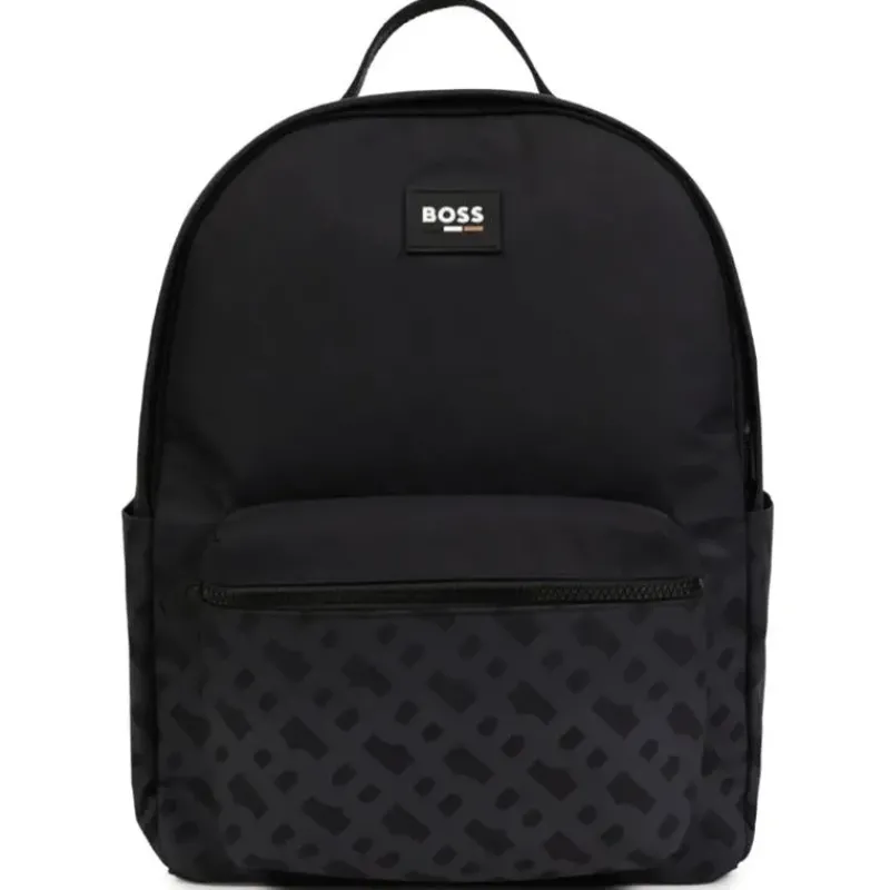 Hugo Boss Diaper Backpacks*Baby - Double B-Monogram Backpack Black
