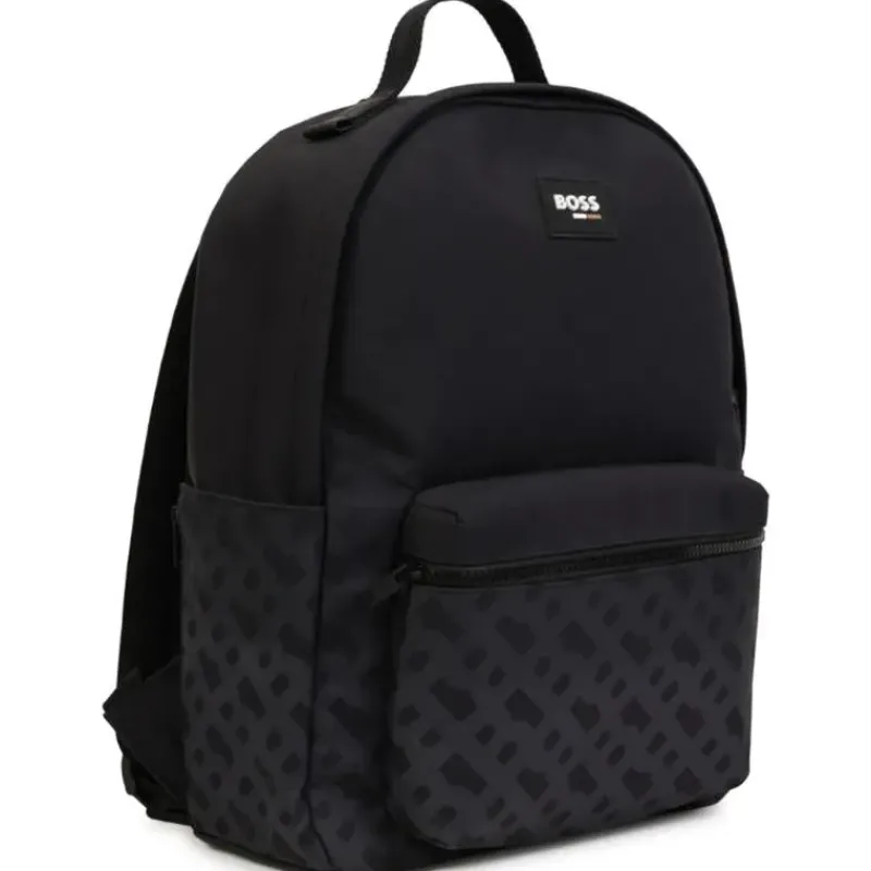 Hugo Boss Diaper Backpacks*Baby - Double B-Monogram Backpack Black