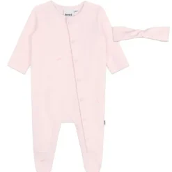 Hugo Boss Baby One-Pieces|Baby Sleepwear*Baby - Footie & Headband & Blanket Set, Pink