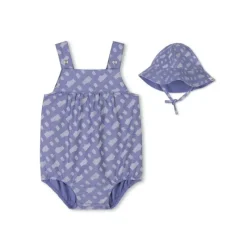 Hugo Boss Baby Sets*Baby - Girl All In One & Hat, Blue