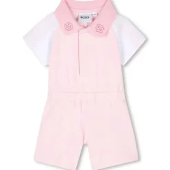 Hugo Boss Baby One-Pieces*Baby - Girl All In One Romper Pink Pale