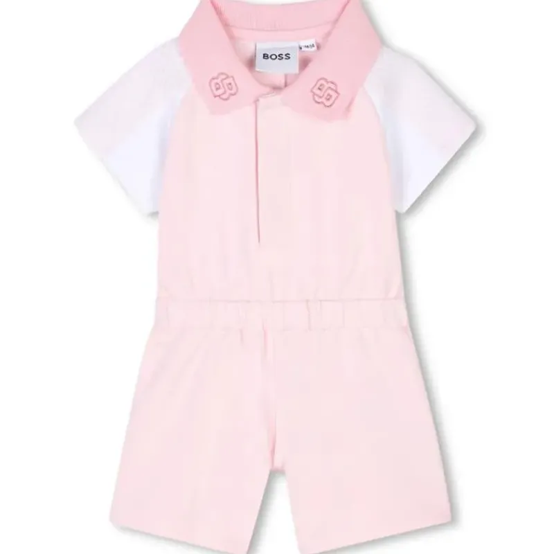 Hugo Boss Baby One-Pieces*Baby - Girl All In One Romper Pink Pale