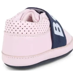 Hugo Boss Baby Shoes*Baby - Girl Soft Slippers Logo, Pink