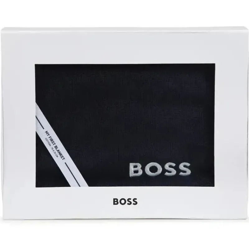 Hugo Boss Blankets & Quilts*Baby - Knit Blanket, Navy