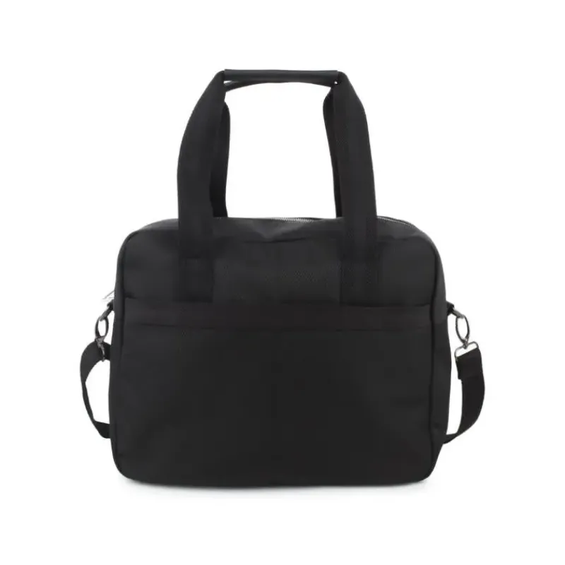 Hugo Boss Convertible Backpacks*Baby - Logo Applique Changing Diaper Bag Black