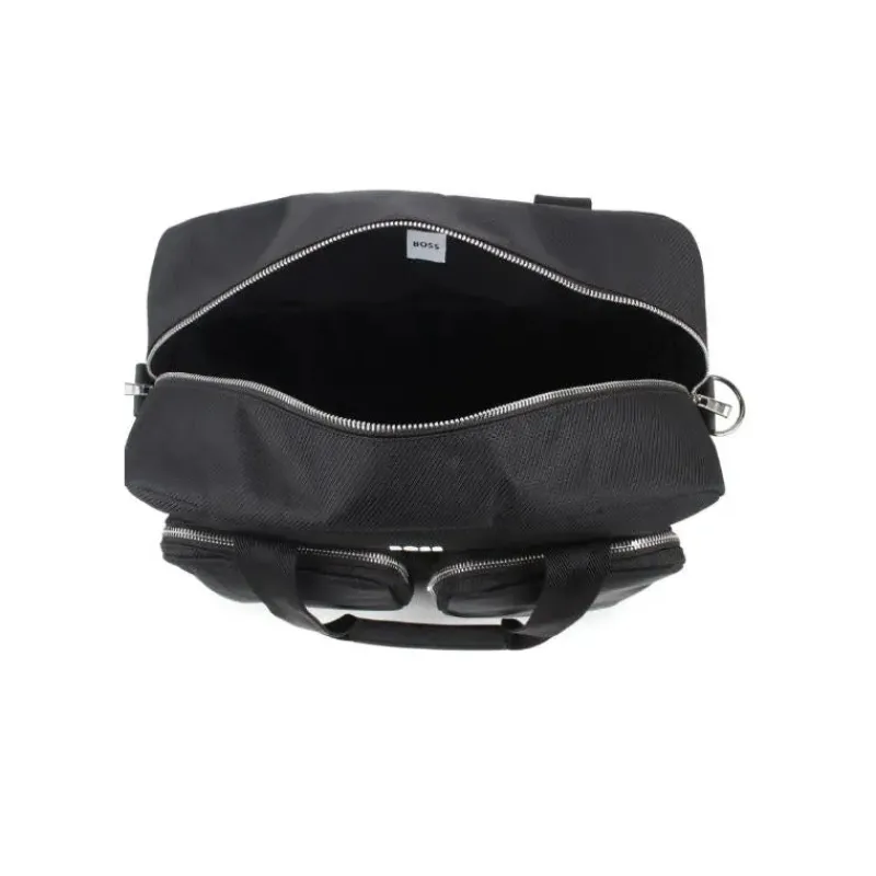 Hugo Boss Convertible Backpacks*Baby - Logo Applique Changing Diaper Bag Black