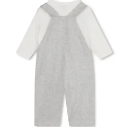 Hugo Boss Baby Sets*Baby - Long Sleeve Tee & Overalls Set, Grey