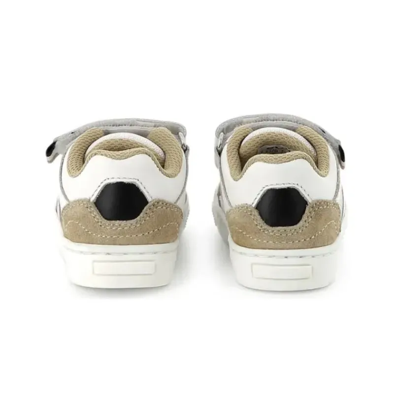 Hugo Boss Baby Shoes*Baby - Mini Me Sneaker Velcro Closure, White/Beige