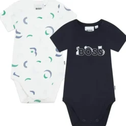 Hugo Boss Baby Onesies & Bodysuits*Baby - 2Pk Baby Body Set, Navy/White