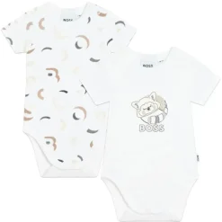 Hugo Boss Baby Onesies & Bodysuits*Baby - 2Pk Baby Onesies, White