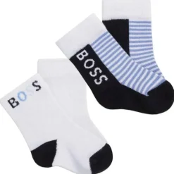Hugo Boss Baby Gloves & Socks*Baby - 2Pk Boy Socks, Navy