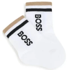 Hugo Boss Baby Gloves & Socks*Baby - 3Pk Socks White & Beige