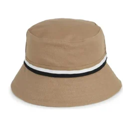 Hugo Boss Baby Hats*Baby - Reversible Bucket Hat, White/Beige