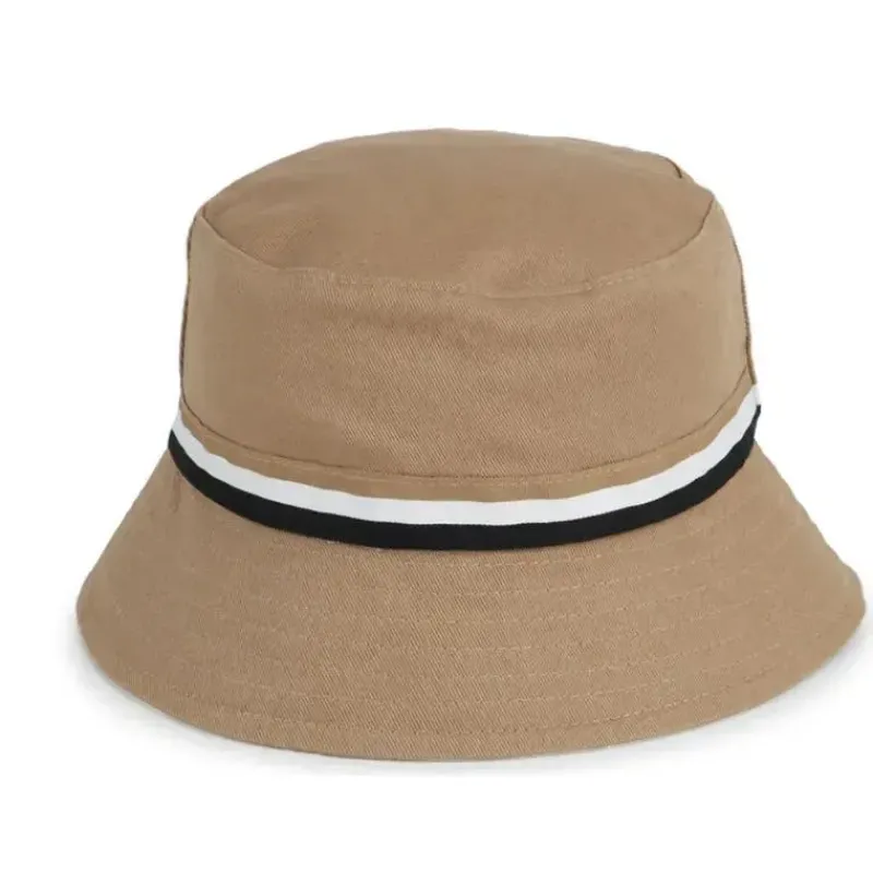 Hugo Boss Baby Hats*Baby - Reversible Bucket Hat, White/Beige