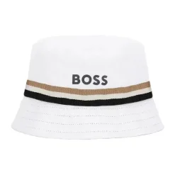Hugo Boss Baby Hats*Baby - Reversible Cotton Bucket Hat, Navy