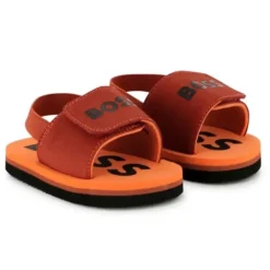 Hugo Boss Baby Shoes*Baby - Sandals Beige With Boss Logo
