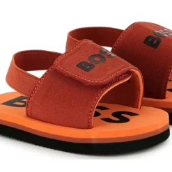 Hugo Boss Baby Shoes*Baby - Sandals Beige With Boss Logo