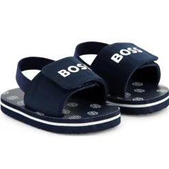 Hugo Boss Baby Shoes*Baby - Sandals Navy With Boss Logo