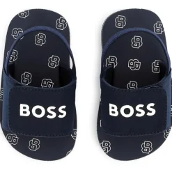 Hugo Boss Baby Shoes*Baby - Sandals Navy With Boss Logo