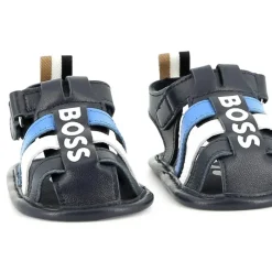 Hugo Boss Baby Shoes*Baby - Sandals Navy With Boss Logo