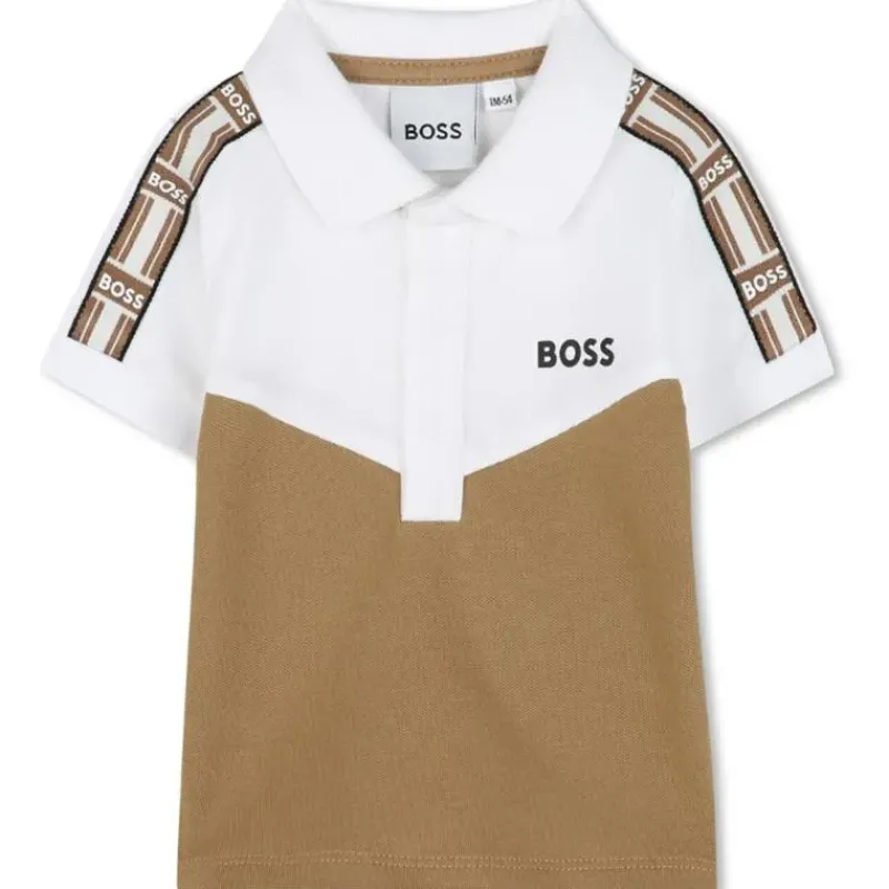 Hugo Boss Baby Tops*Baby - Short Sleeve Polo Beige