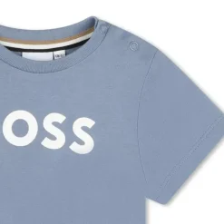 Hugo Boss Baby Tops*Baby - Short Sleeve Basic Logo Tee, Grey