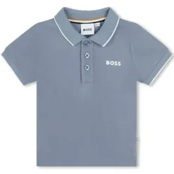 Hugo Boss Baby Tops*Baby - Short Sleeve Pique Polo, Blue