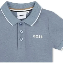 Hugo Boss Baby Tops*Baby - Short Sleeve Pique Polo, Blue