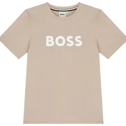 Hugo Boss Baby Tops*Baby - Short Sleeves Tee-Shirt Boy Stone