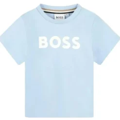 Hugo Boss Baby Tops*Baby - Short Sleeve Basic Logo Tee, Blue