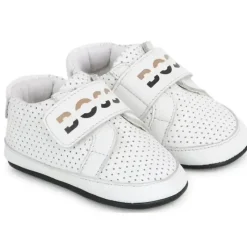 Hugo Boss Baby Shoes*Baby - Slippers Boy Sneaker, White, Beige And Black