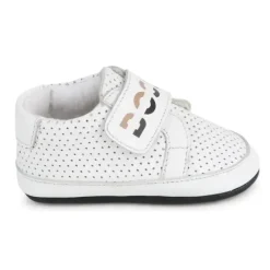 Hugo Boss Baby Shoes*Baby - Slippers Boy Sneaker, White, Beige And Black