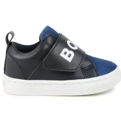 Hugo Boss Baby Shoes*Baby - Sneakers With Elastic Logo, Navy