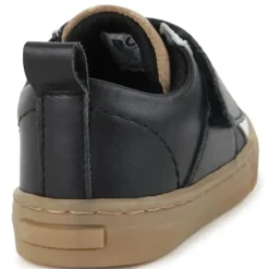 Hugo Boss Baby Shoes*Baby - Sneakers In Leather & Mesh, Black