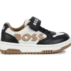 Hugo Boss Baby Shoes*Baby - Trainers Boy Sneaker, Black/Beige