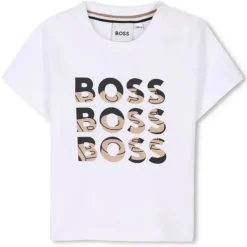 Hugo Boss Baby Tops*Baby - Unisex Short Sleeves Tee-Shirt, White
