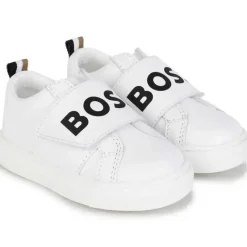 Hugo Boss Baby Shoes*Baby - Velcro Low Sneakers, White